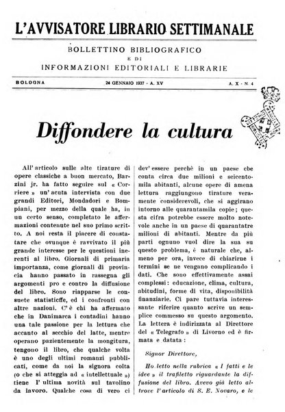 L'avvisatore librario settimanale bollettino bibliografico