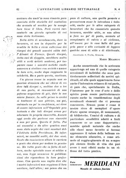 L'avvisatore librario settimanale bollettino bibliografico