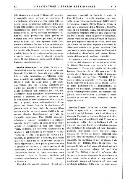 L'avvisatore librario settimanale bollettino bibliografico