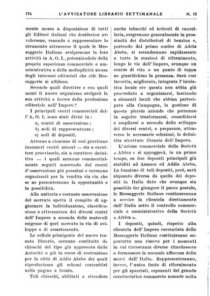 L'avvisatore librario settimanale bollettino bibliografico