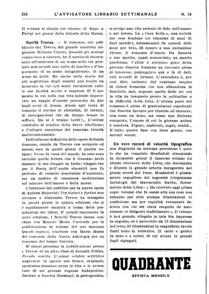 L'avvisatore librario settimanale bollettino bibliografico