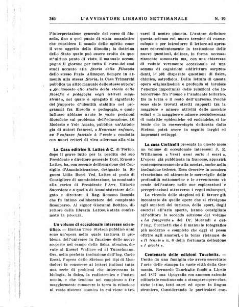 L'avvisatore librario settimanale bollettino bibliografico