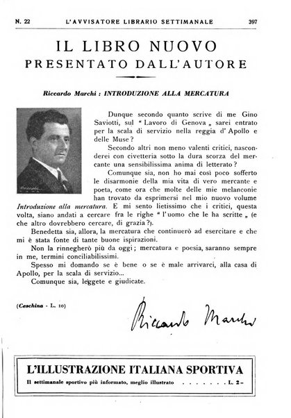 L'avvisatore librario settimanale bollettino bibliografico