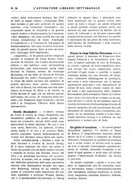 L'avvisatore librario settimanale bollettino bibliografico