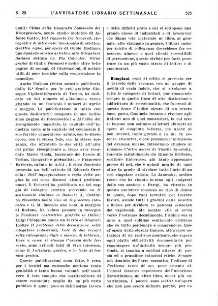 L'avvisatore librario settimanale bollettino bibliografico