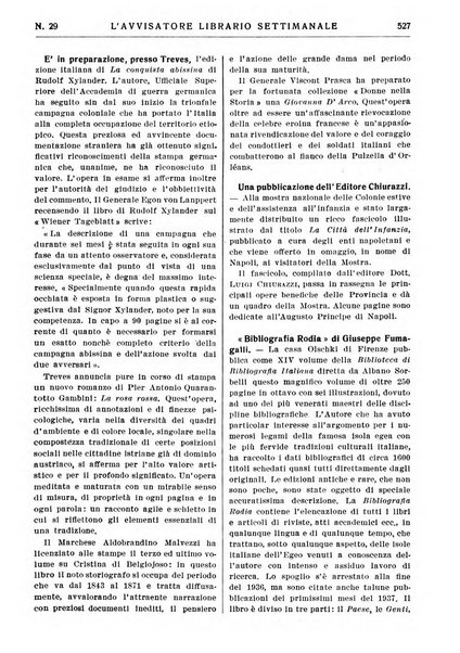 L'avvisatore librario settimanale bollettino bibliografico