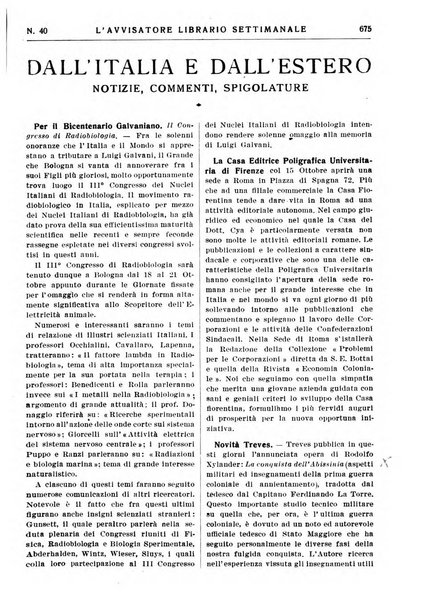 L'avvisatore librario settimanale bollettino bibliografico