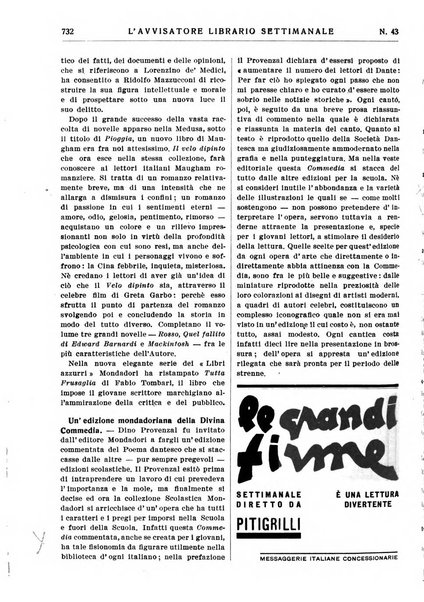 L'avvisatore librario settimanale bollettino bibliografico