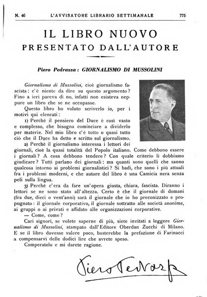 L'avvisatore librario settimanale bollettino bibliografico