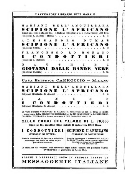 L'avvisatore librario settimanale bollettino bibliografico