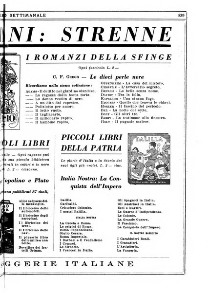 L'avvisatore librario settimanale bollettino bibliografico