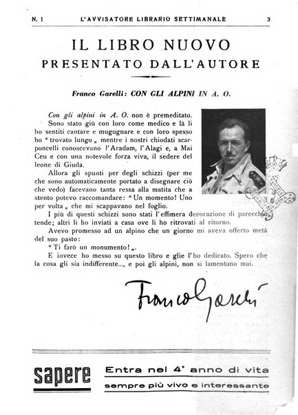 L'avvisatore librario settimanale bollettino bibliografico