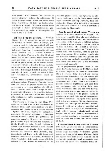 L'avvisatore librario settimanale bollettino bibliografico