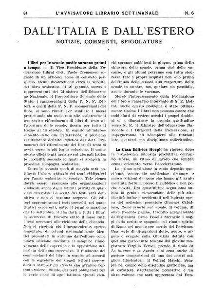 L'avvisatore librario settimanale bollettino bibliografico