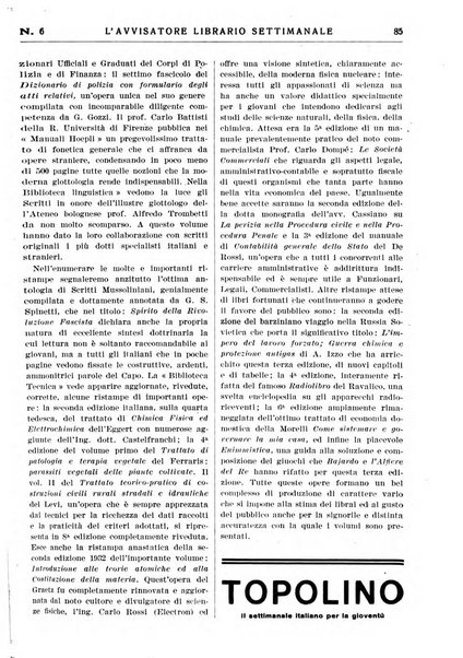 L'avvisatore librario settimanale bollettino bibliografico