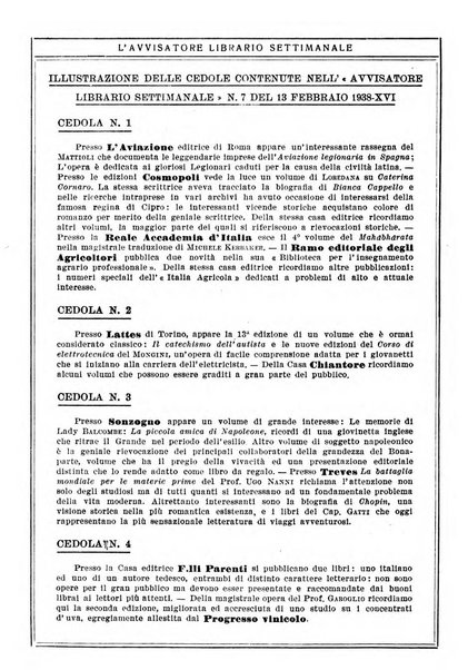 L'avvisatore librario settimanale bollettino bibliografico