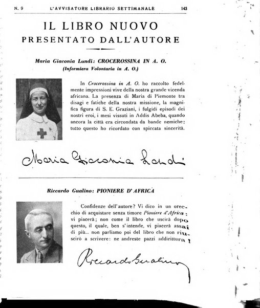 L'avvisatore librario settimanale bollettino bibliografico