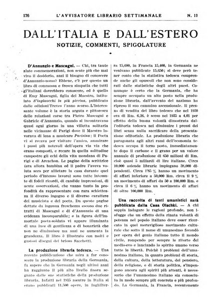 L'avvisatore librario settimanale bollettino bibliografico