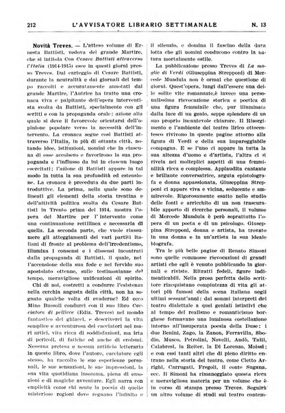 L'avvisatore librario settimanale bollettino bibliografico