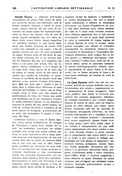 L'avvisatore librario settimanale bollettino bibliografico