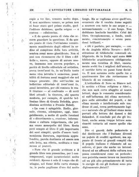 L'avvisatore librario settimanale bollettino bibliografico