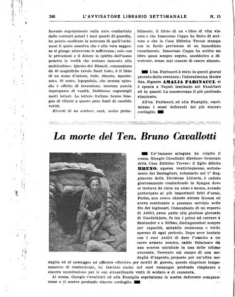 L'avvisatore librario settimanale bollettino bibliografico