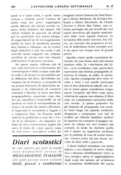 L'avvisatore librario settimanale bollettino bibliografico