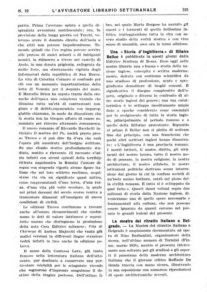 L'avvisatore librario settimanale bollettino bibliografico