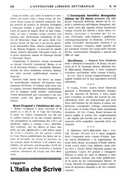 L'avvisatore librario settimanale bollettino bibliografico