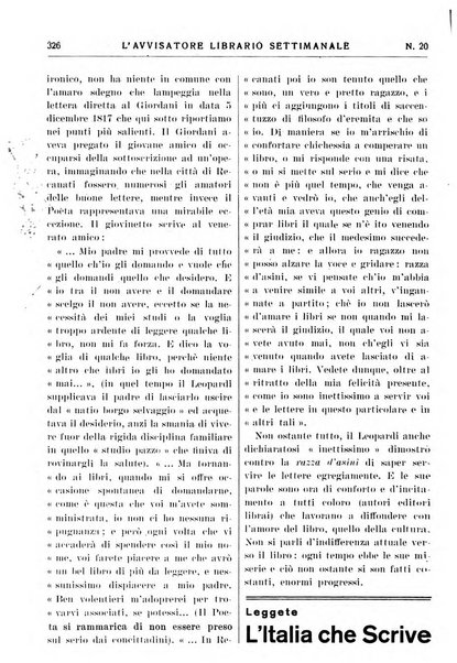 L'avvisatore librario settimanale bollettino bibliografico