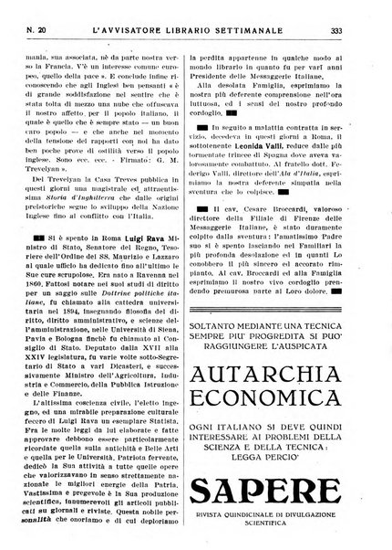 L'avvisatore librario settimanale bollettino bibliografico