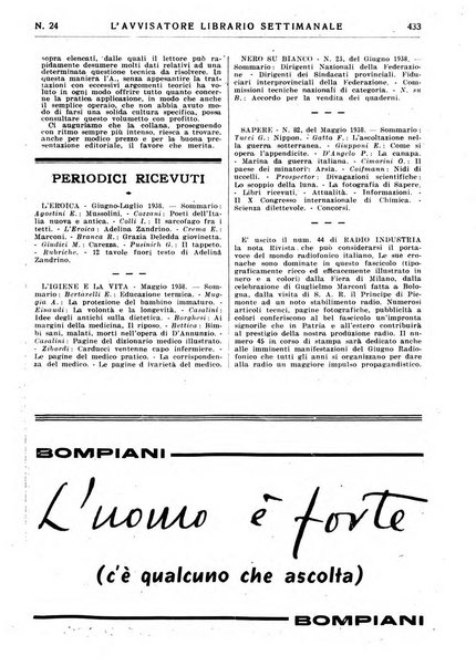 L'avvisatore librario settimanale bollettino bibliografico