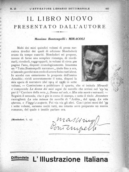 L'avvisatore librario settimanale bollettino bibliografico