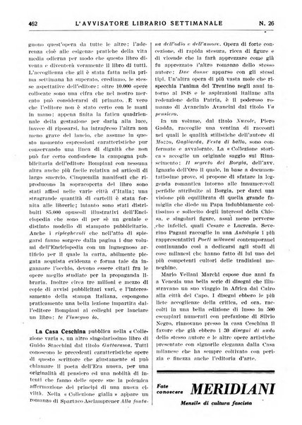 L'avvisatore librario settimanale bollettino bibliografico