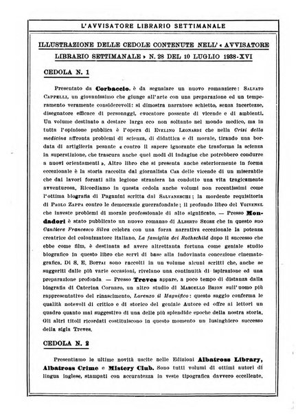 L'avvisatore librario settimanale bollettino bibliografico