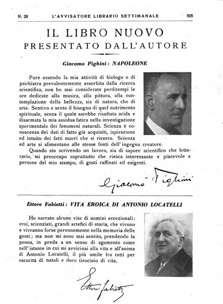 L'avvisatore librario settimanale bollettino bibliografico