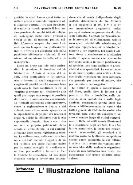 L'avvisatore librario settimanale bollettino bibliografico