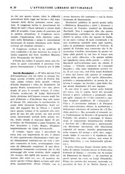 L'avvisatore librario settimanale bollettino bibliografico