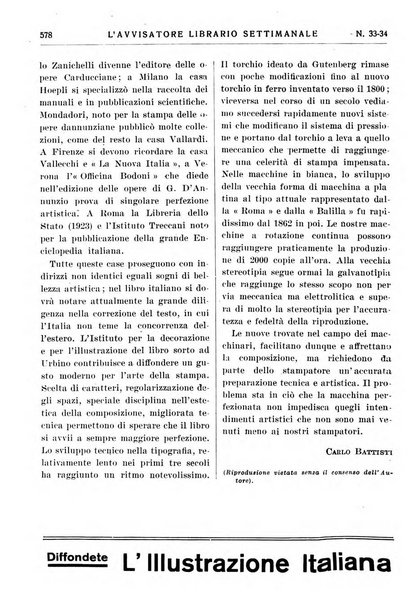 L'avvisatore librario settimanale bollettino bibliografico