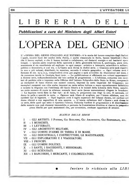 L'avvisatore librario settimanale bollettino bibliografico