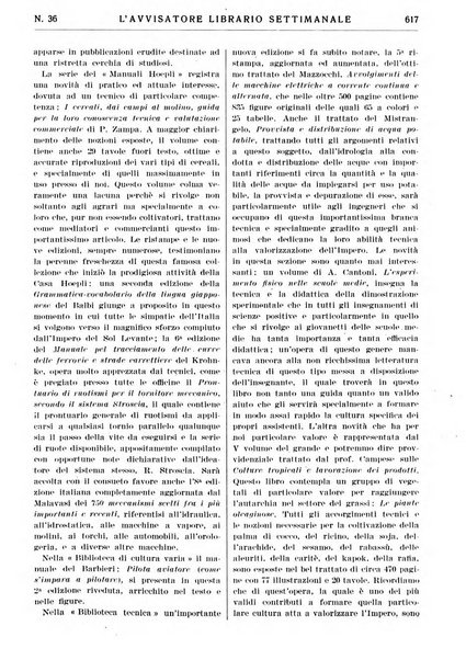 L'avvisatore librario settimanale bollettino bibliografico