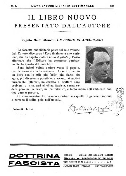 L'avvisatore librario settimanale bollettino bibliografico