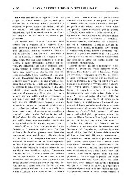 L'avvisatore librario settimanale bollettino bibliografico