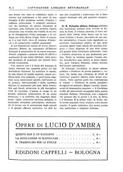 L'avvisatore librario settimanale bollettino bibliografico