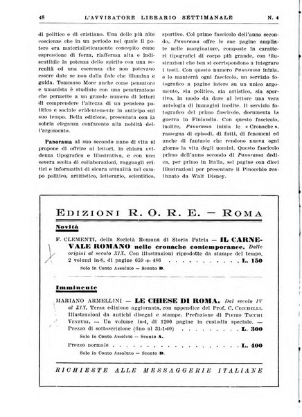 L'avvisatore librario settimanale bollettino bibliografico