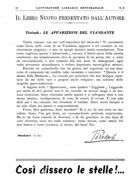 L'avvisatore librario settimanale bollettino bibliografico