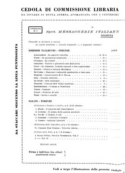 L'avvisatore librario settimanale bollettino bibliografico