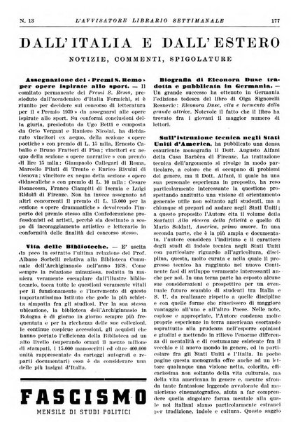 L'avvisatore librario settimanale bollettino bibliografico