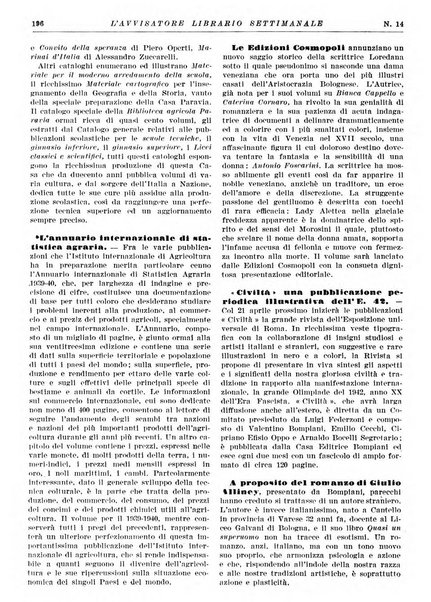 L'avvisatore librario settimanale bollettino bibliografico