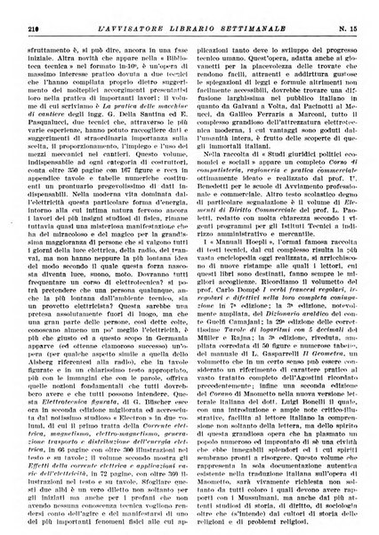 L'avvisatore librario settimanale bollettino bibliografico